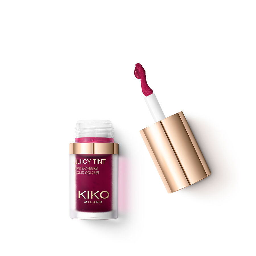 

Помада и румяна 2в1 03 впечатляющий бордовый Kiko Milano Juicy Tint, 5 мл