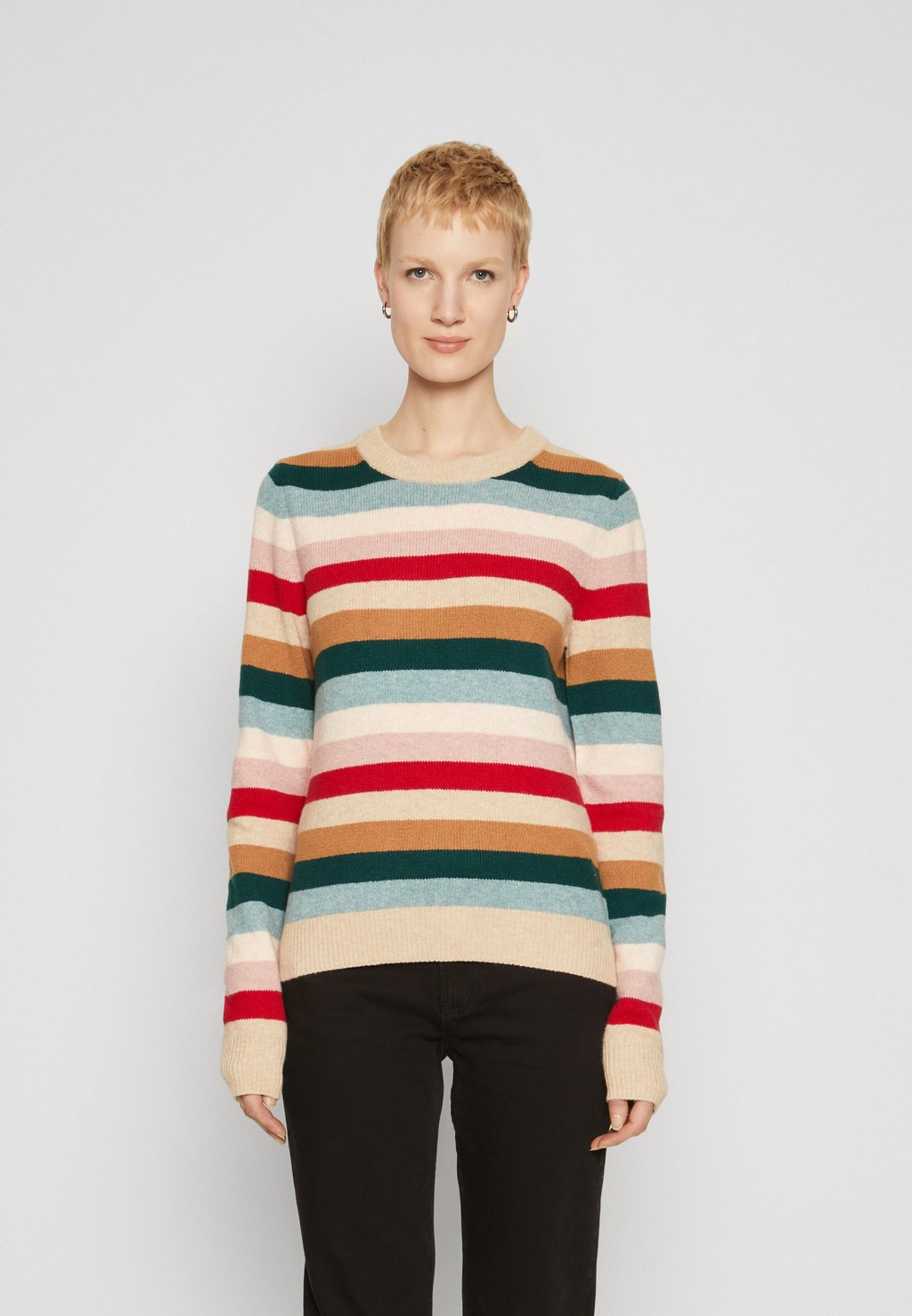 Вязаный свитер CREW Gap, цвет multi-coloured
