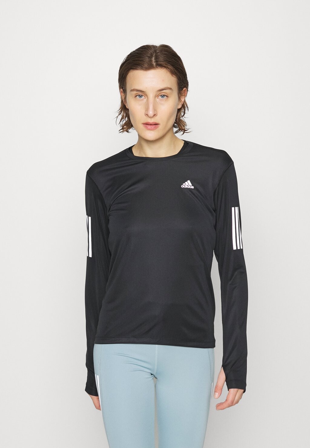 

Рубашка с длинным рукавом Adidas, черный