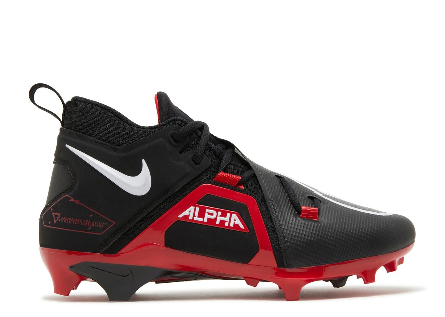 

Кроссовки Nike Alpha Menace Pro 3 'Black University Red', черный