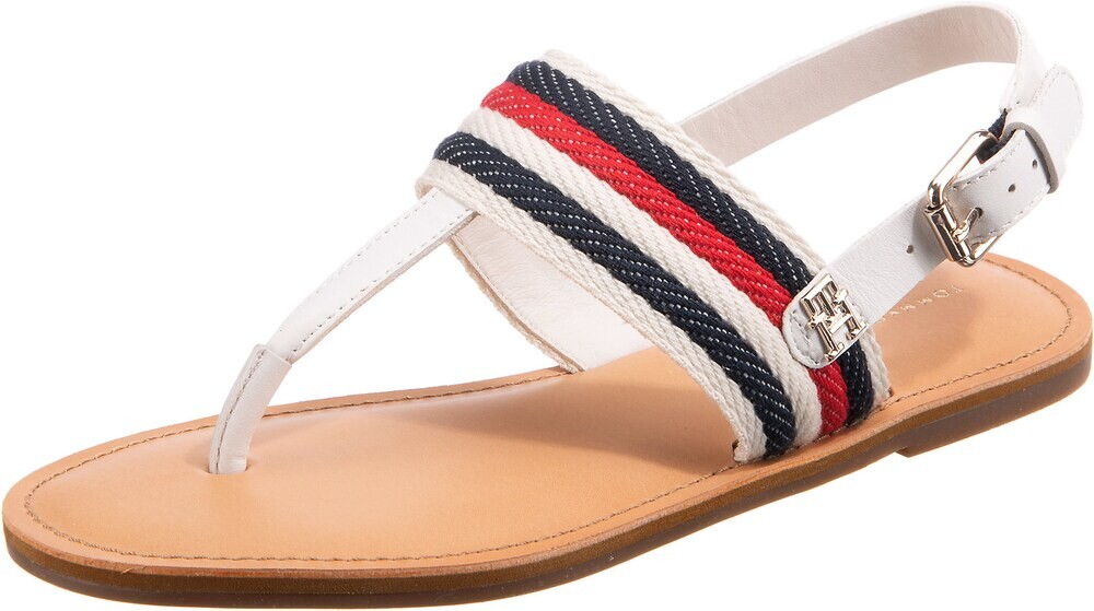 

Сандалии с Т-образным ремешком Tommy Hilfiger, слоновая кость