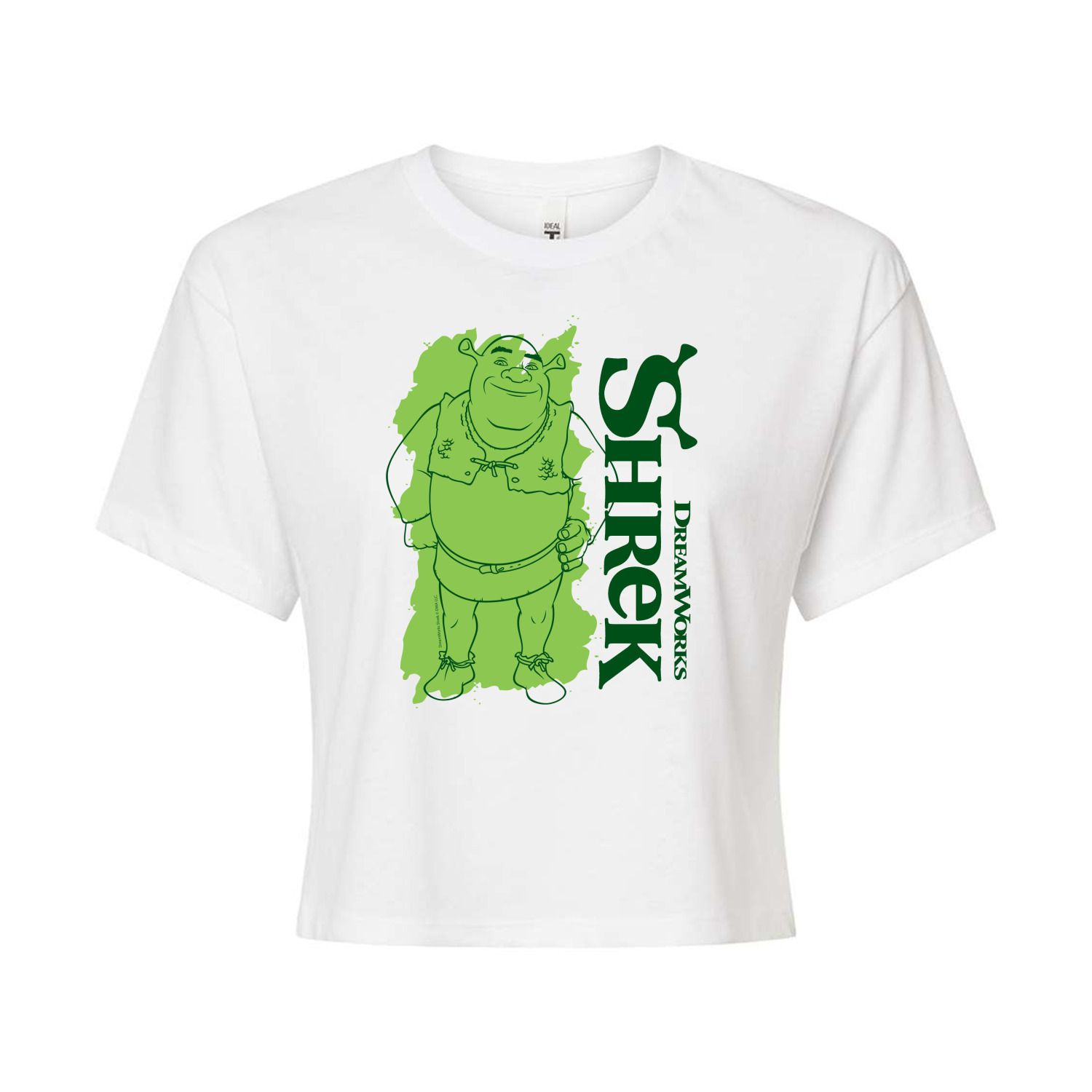 Укороченная футболка для юниоров «Шрек» Licensed Character