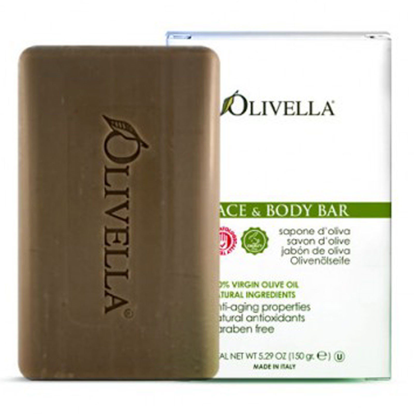 Olivella Твердое мыло для лица и тела 150 г цена и фото
