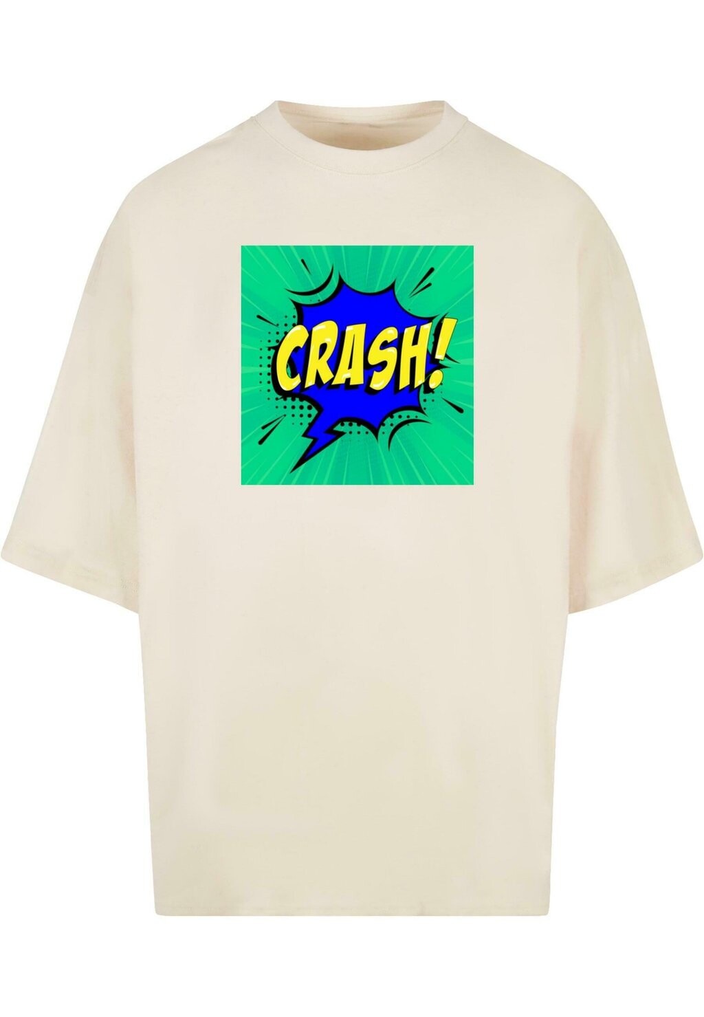 

Футболка с принтом CRASH COMIC HUGE Merchcode, цвет whitesand