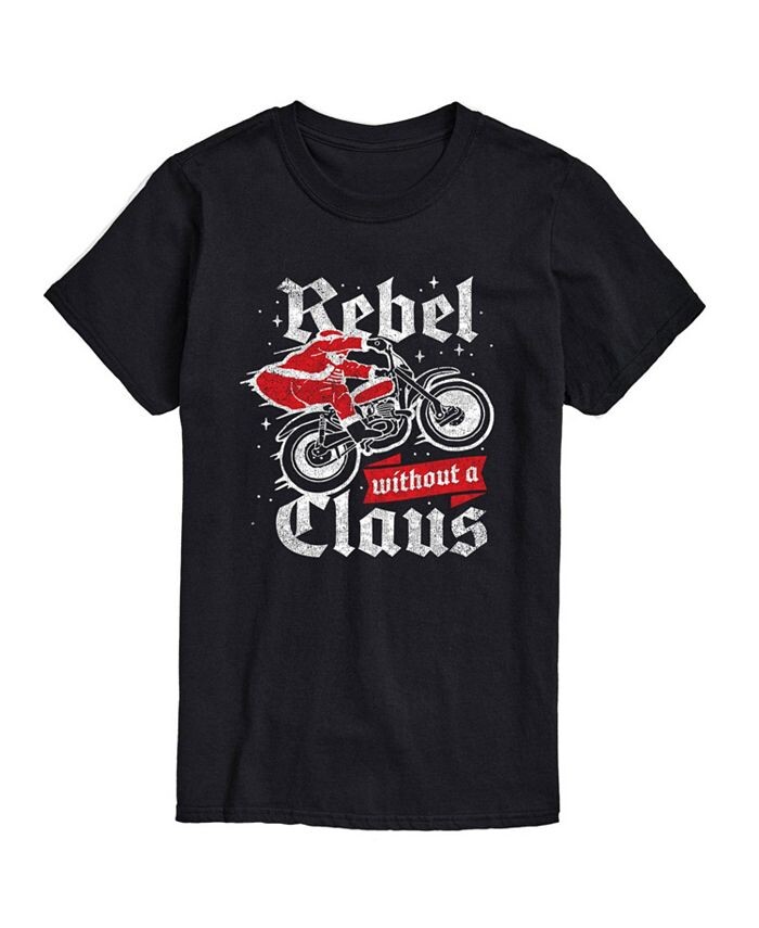 

Мужская футболка Rebel Without a Claus с коротким рукавом AIRWAVES, черный