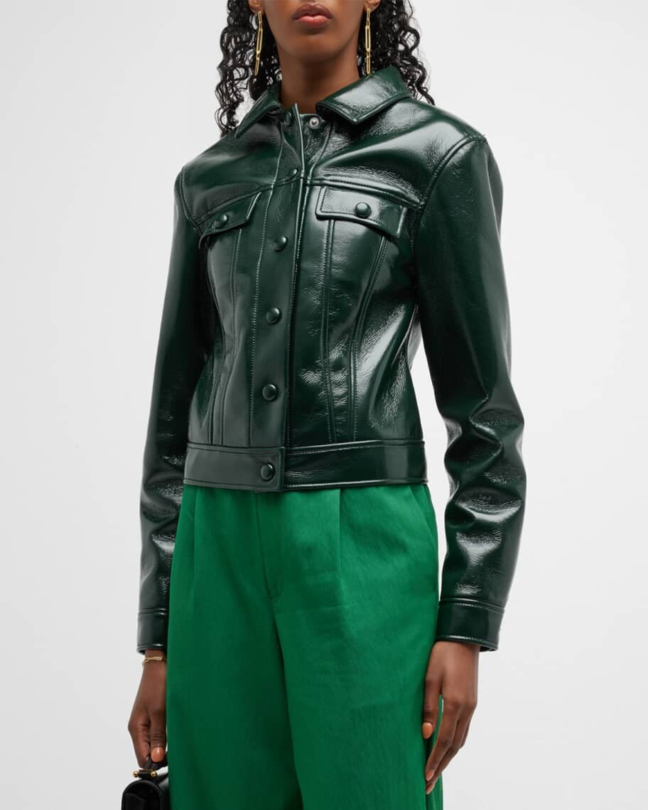 

Укороченная виниловая куртка Proenza Schouler White Label