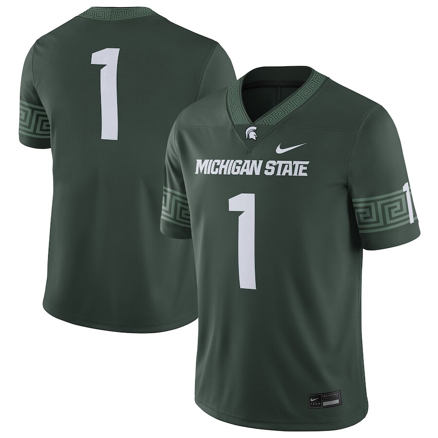 

Джерси Nike Michigan State Spartans, зеленый