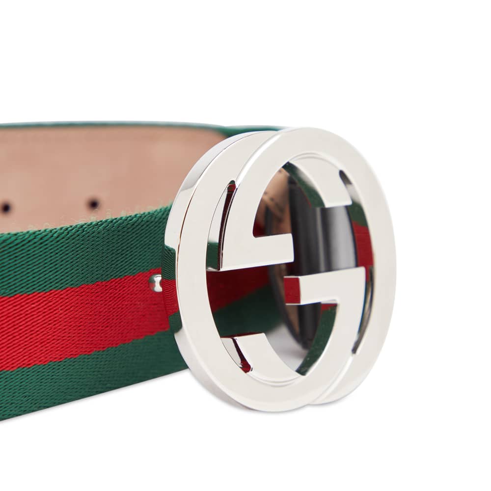 Ремень Gucci с узором GG Interlock фляга 0 6 green cycle dot с большим соском red nipple black cap red bottle
