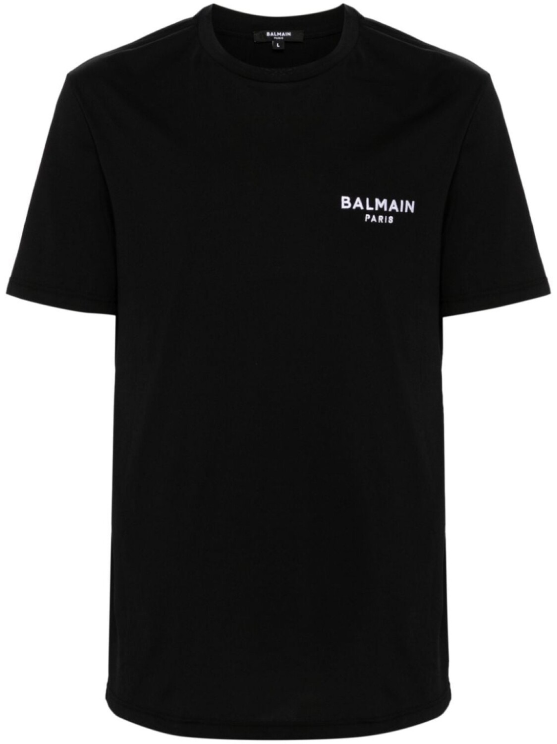 

Balmain футболка из хлопка с вышитым логотипом, черный