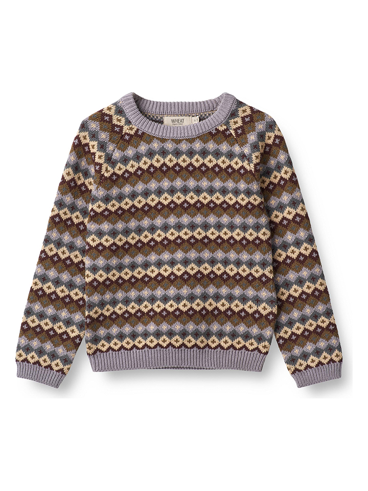 Пуловер Wheat Mimi, цвет Braun/Flieder/Beige