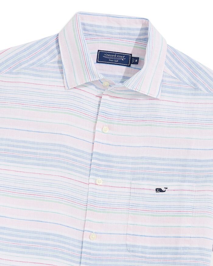 

Рубашка с коротким рукавом и принтом на пуговицах спереди Vineyard Vines