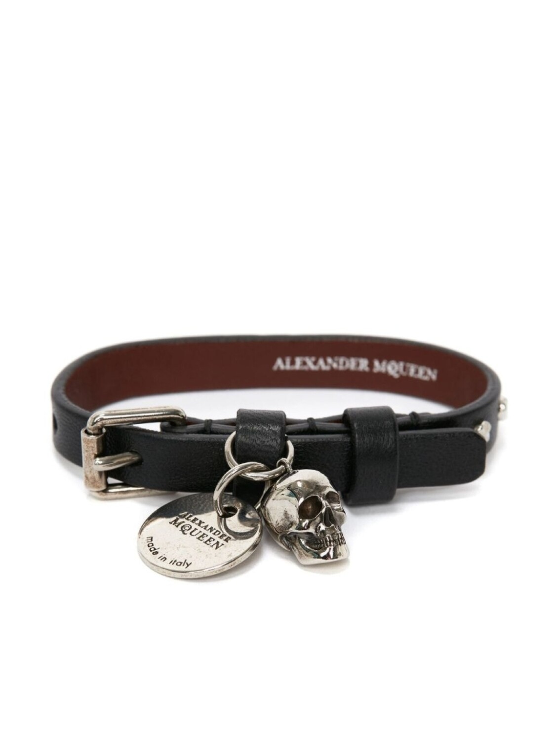 

Браслет с деталью в виде черепа Alexander McQueen, черный