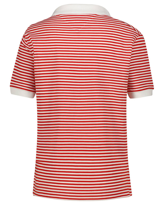 Рубашка-Поло свободного кроя из лиоцелла Tommy Hilfiger, красный