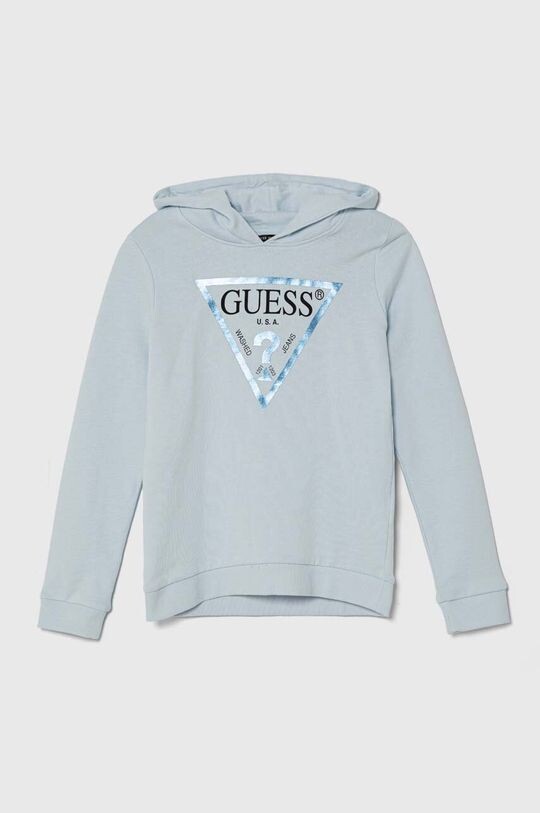 

Детская хлопковая толстовка Guess, синий