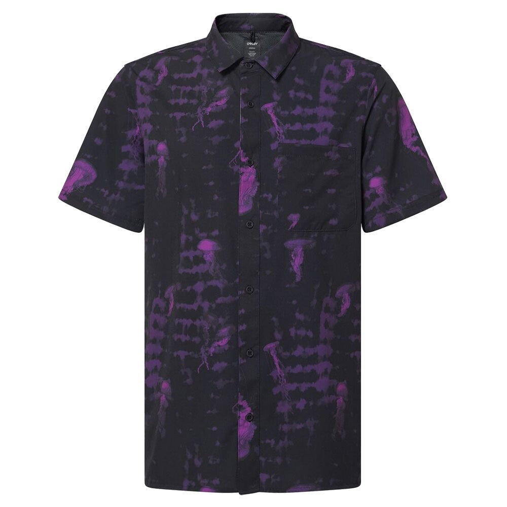 

Рубашка с коротким рукавом Oakley Jellyfish RC Button Down, фиолетовый