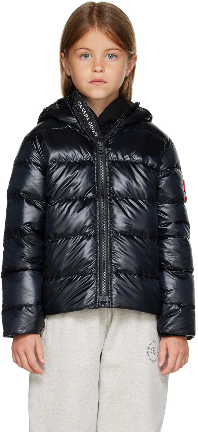 

Детский черный пуховик Crofton Canada Goose Kids