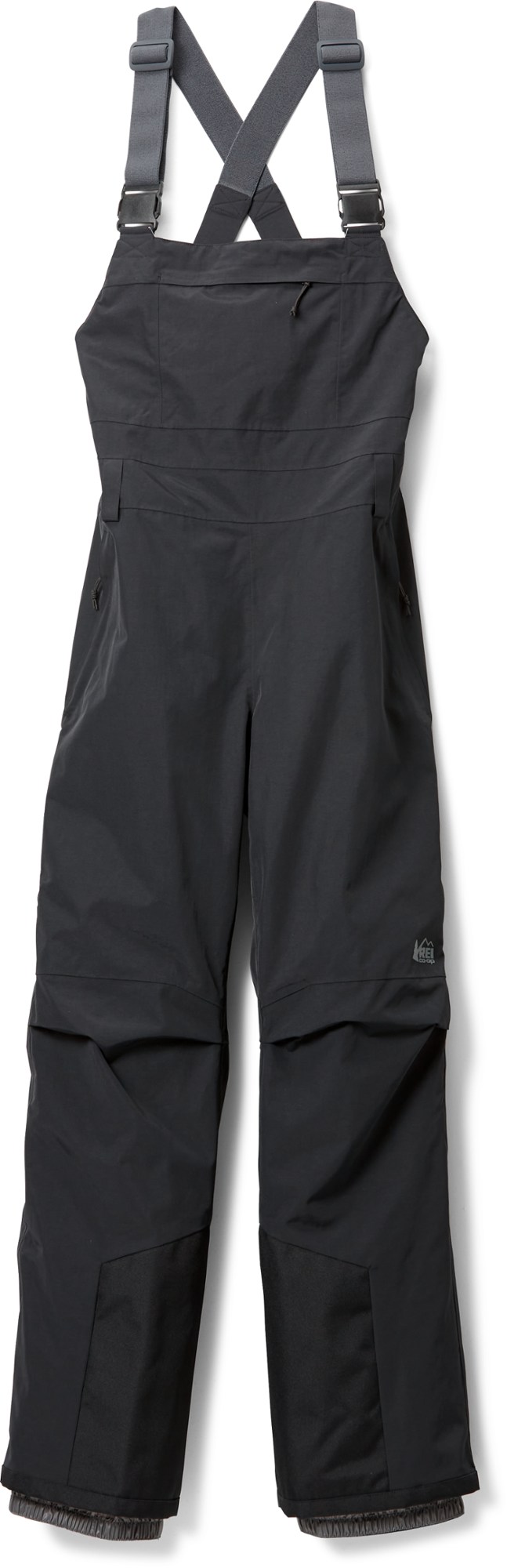Зимние брюки с утепленным комбинезоном в пудровом переплете — женские размеры для миниатюрных размеров REI Co-op, черный
