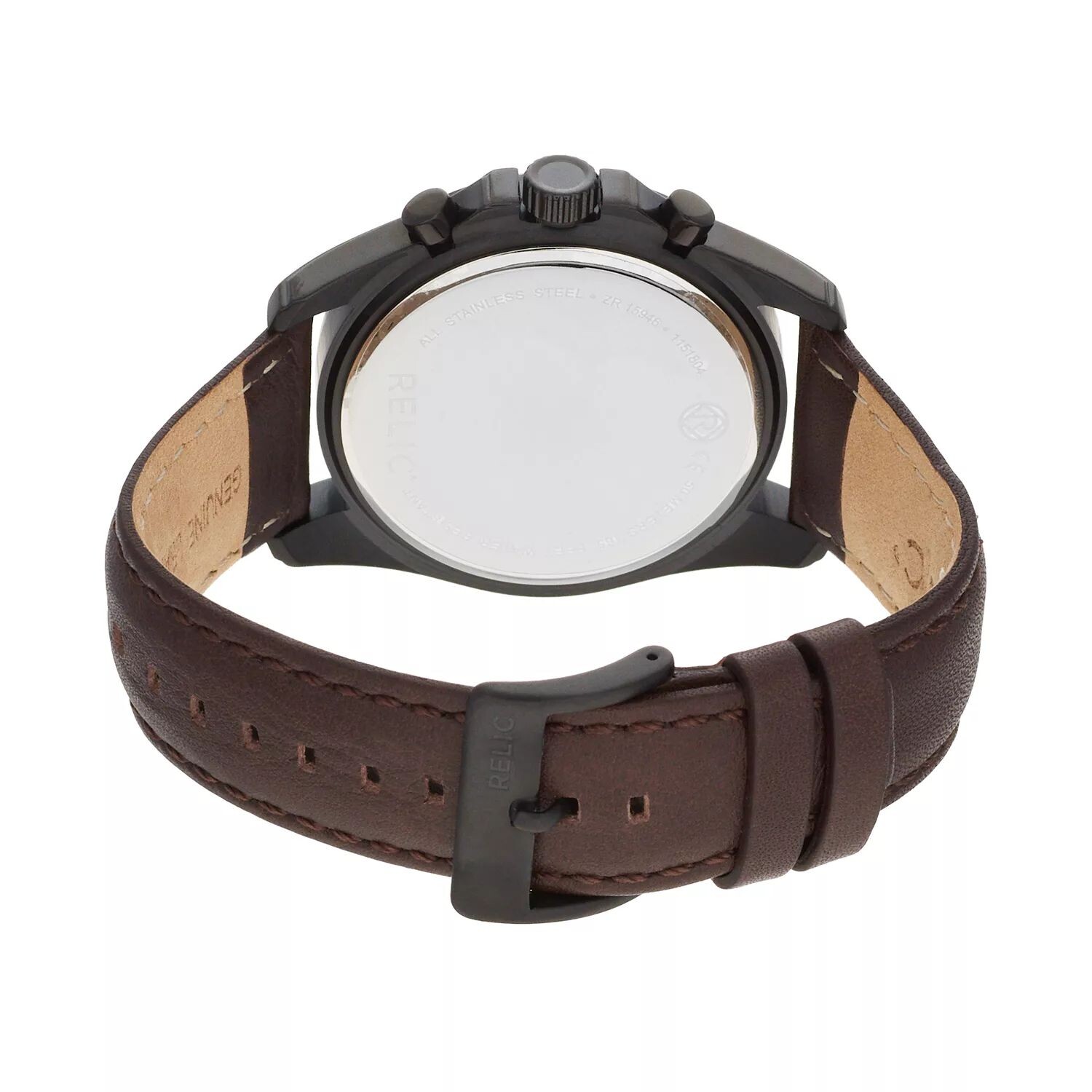

Мужские кожаные часы Daley Dual Time - ZR15946 Relic by Fossil