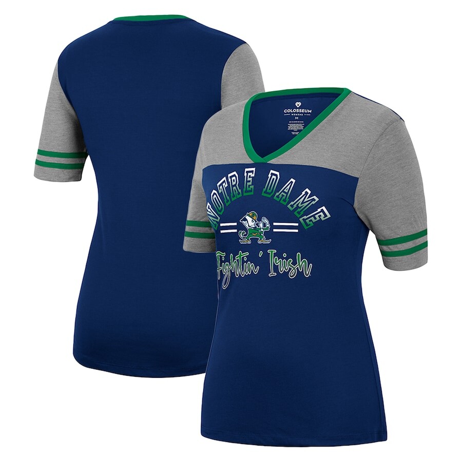 

Футболка с коротким рукавом Colosseum Notre Dame Fighting Irish, нави