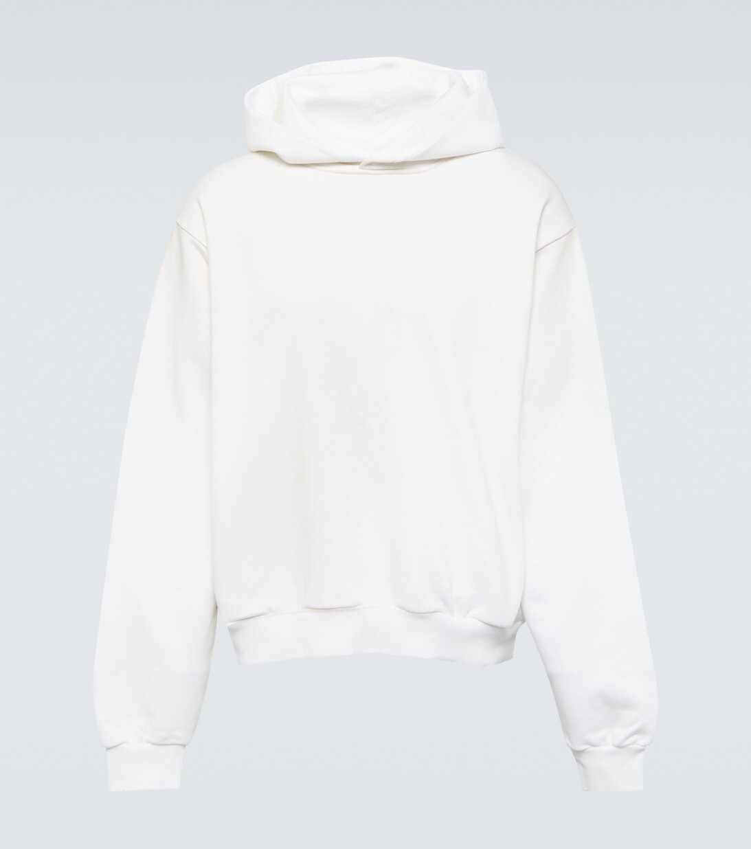 

Худи из смесового хлопка с логотипом Acne Studios, белый