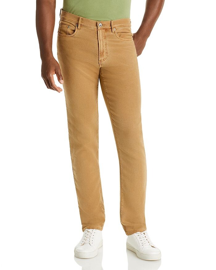 

Брюки Slim Fit из эластичной махровой ткани Faherty, Коричневый