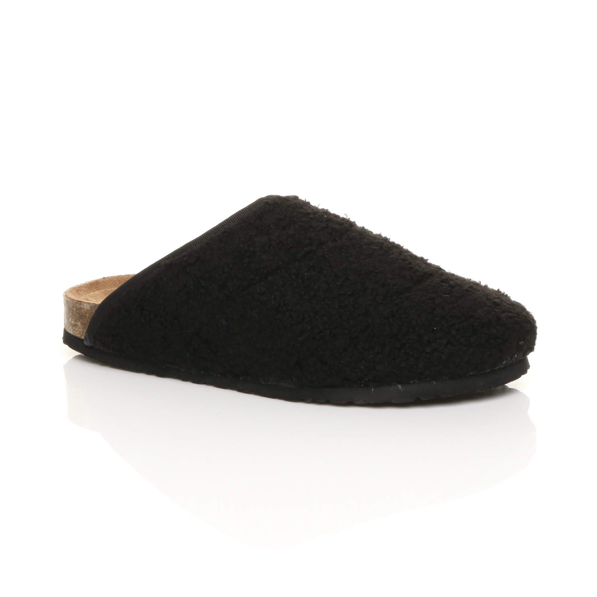 Тапочки-мулы на плоском каблуке AJVANI, черный мюли на плоской подошве bigote sotoalto цвет azul marino