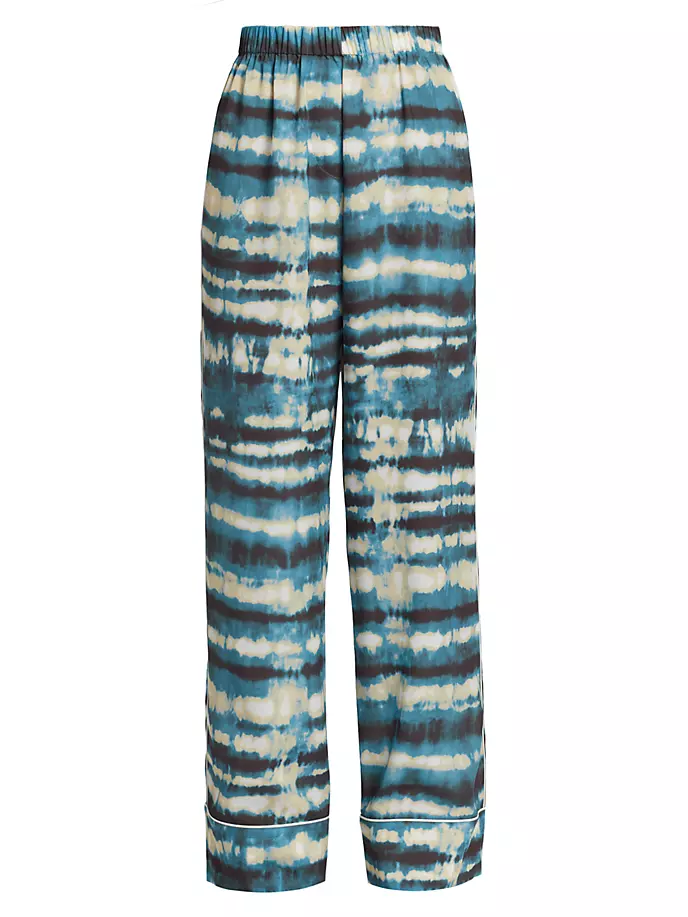 

Широкие брюки Dora Tie-Dye Ronny Kobo, синий