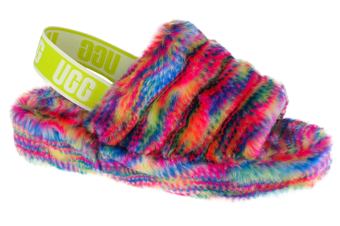

Мюли UGG UGG Fluff Yeah Pixelate, разноцветный