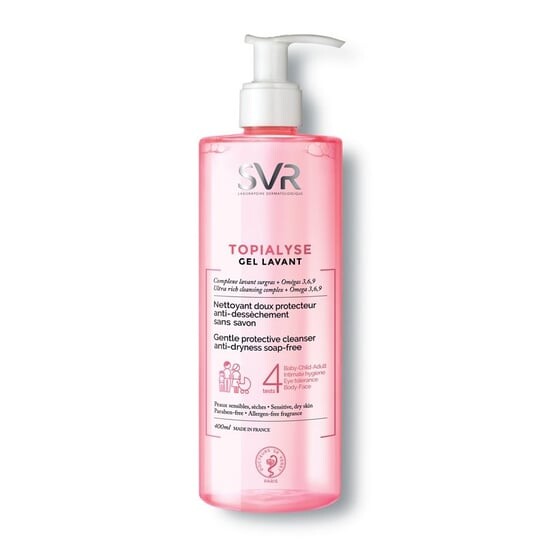 

Очищающий гель для сухой и чувствительной кожи, 400 мл SVR Topialyse Gel Douche