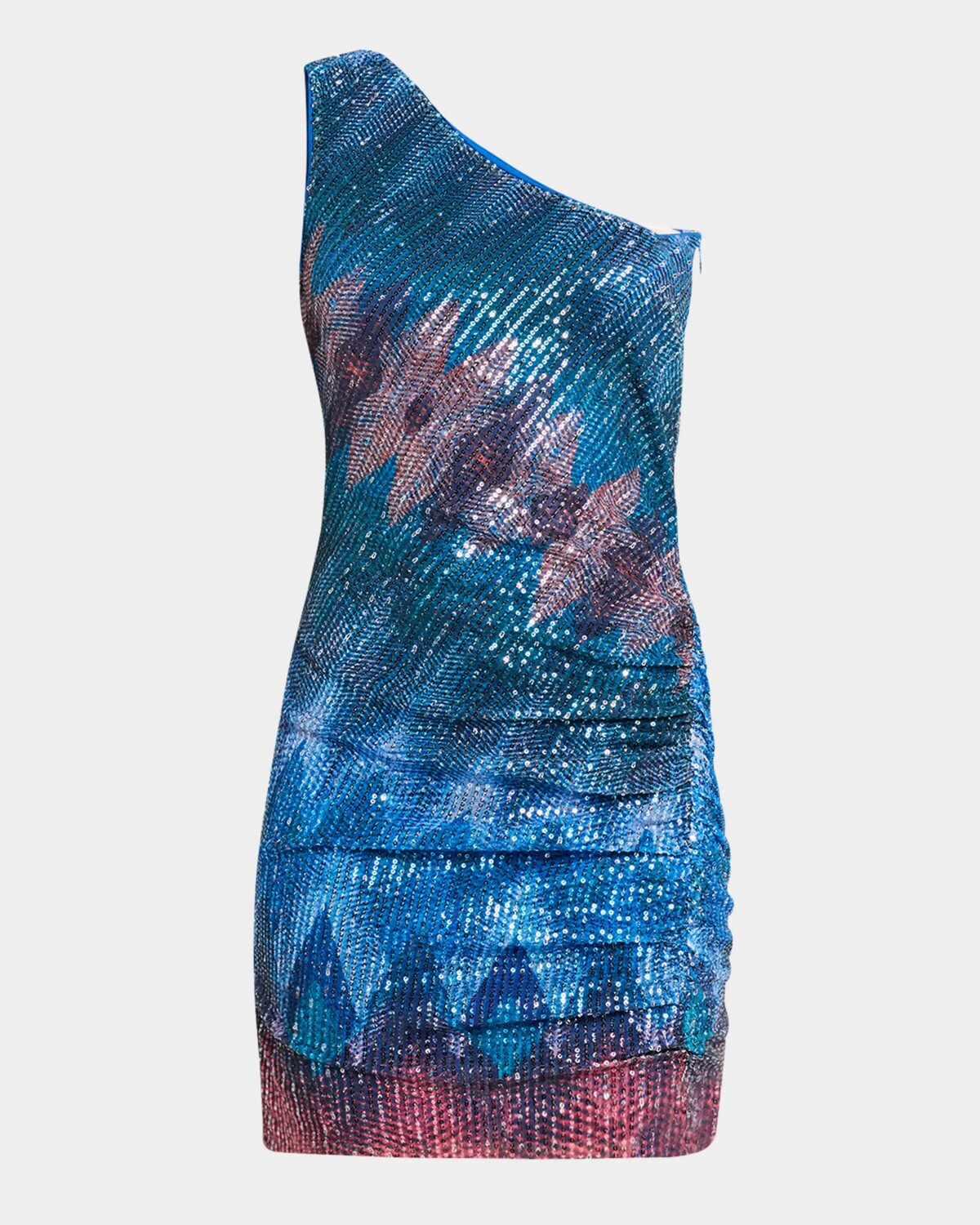 

Мини-платье Kathreen с декором и шевроном Ramy Brook, цвет Blue Chevron