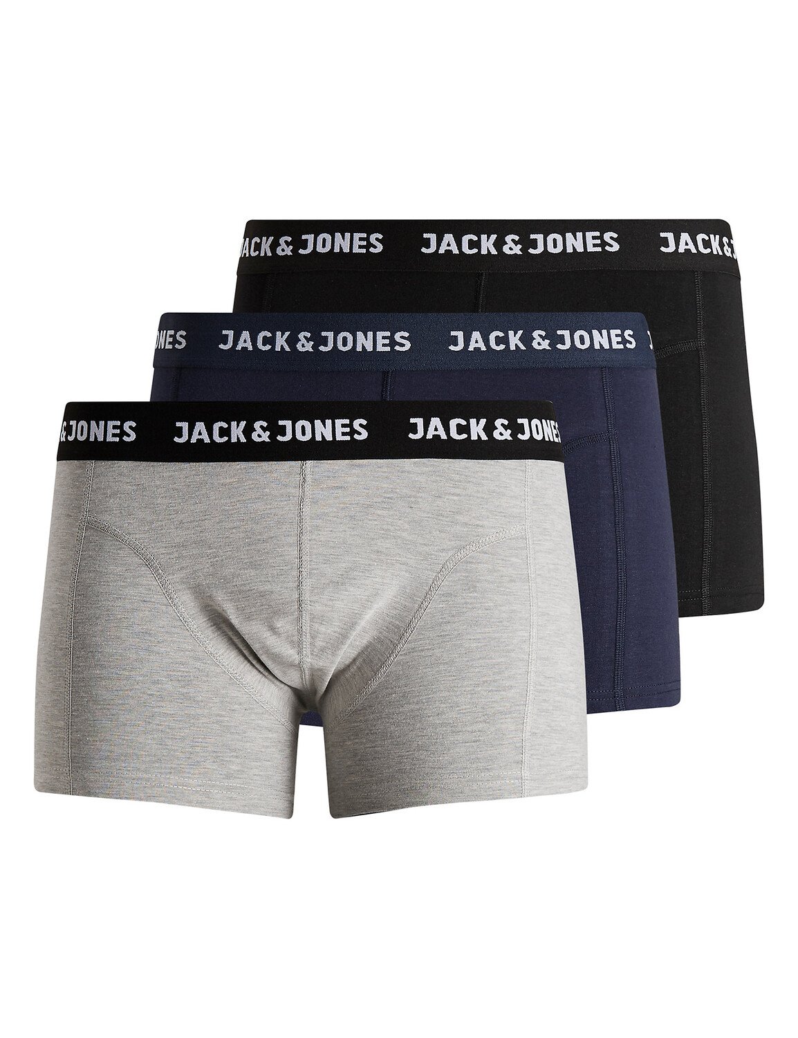 

3 шт. плавки из хлопка JACK & JONES, черный микс
