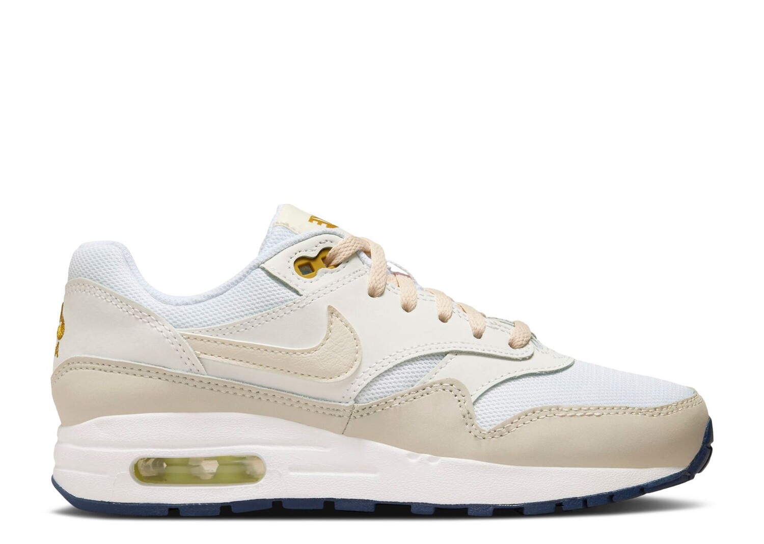 

Кроссовки Nike Air Max 1 Gs 'White Bronzine', белый