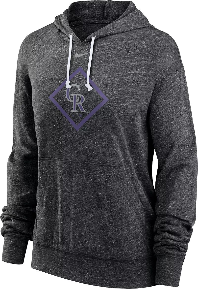 

Женская худи Nike Colorado Rockies Black Vintage Diamond Icon