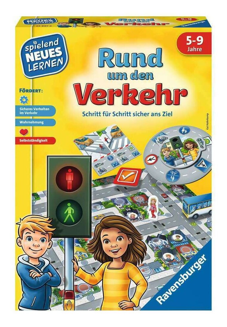 

Настольная игра RUND UM DEN VERKEHR Ravensburger, цвет mehrfarbig