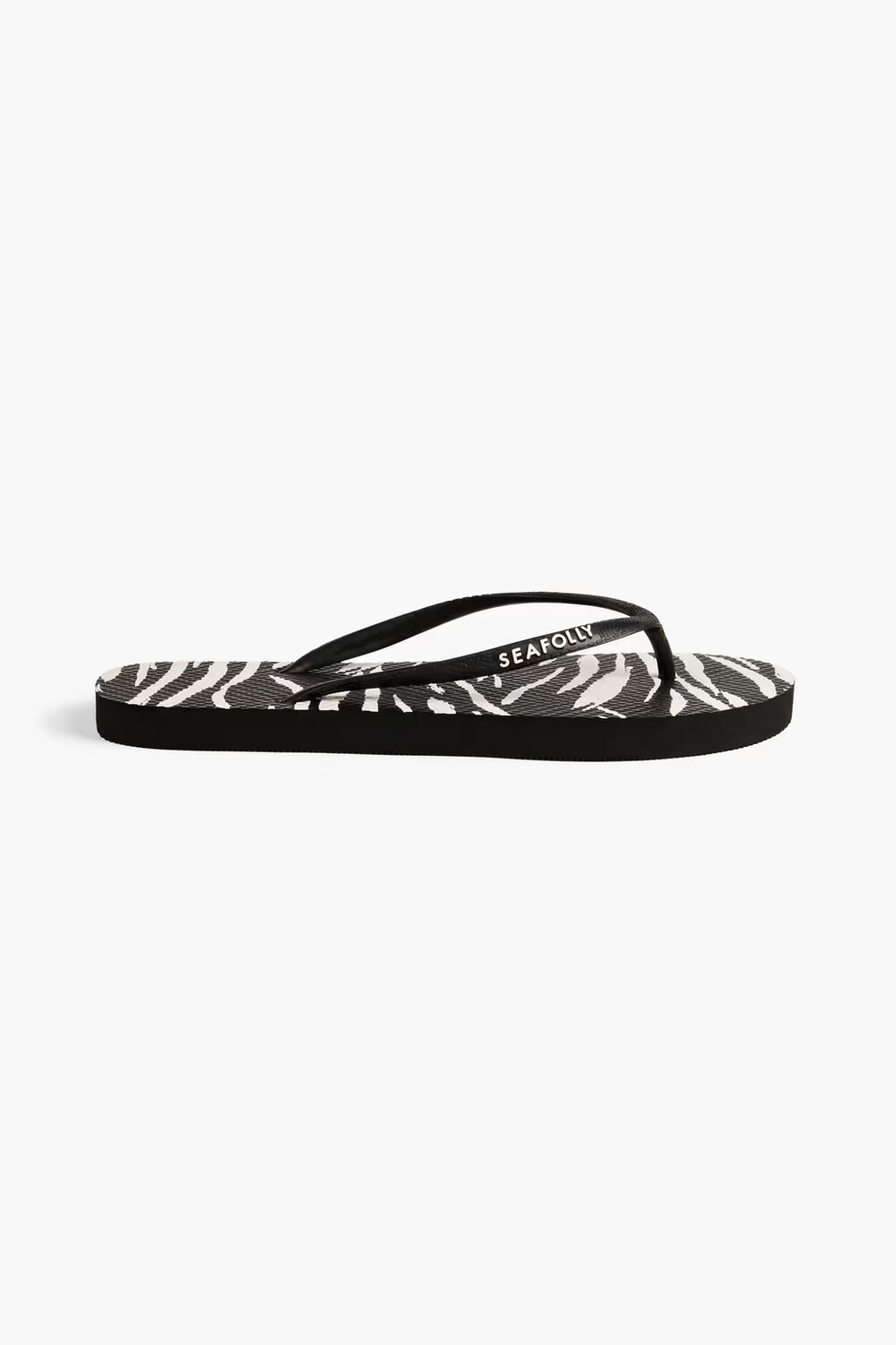 

Резиновые шлепанцы Skin Deep с зебровым принтом Seafolly, цвет Animal print