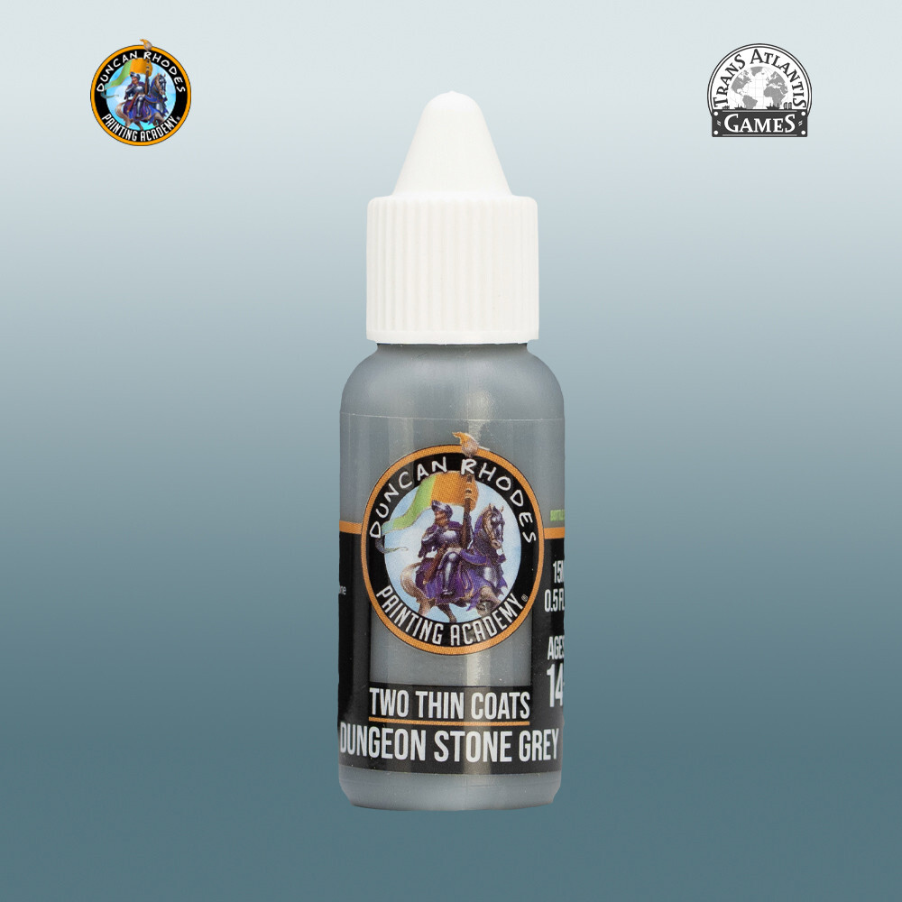 

Аксессуары Duncan Rhodes Painting Academy Two Thin Coats: Dungeon Stone Grey (15ml)