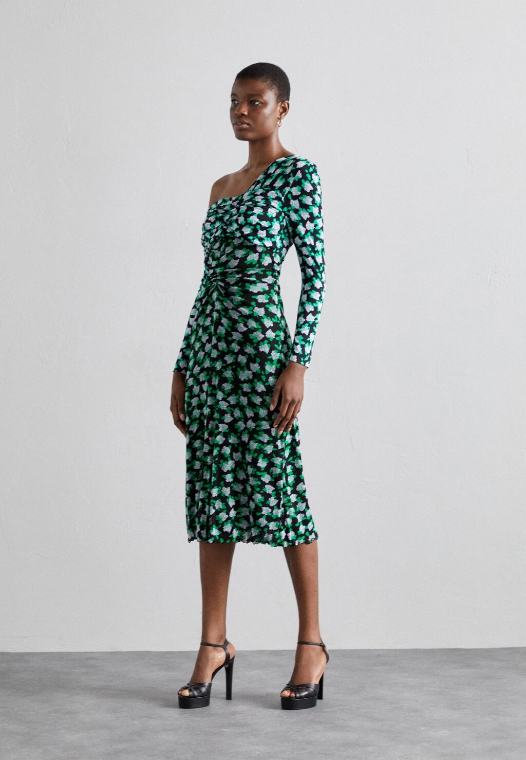 

Платье из джерси Leia Dress Diane von Furstenberg, цвет bright green