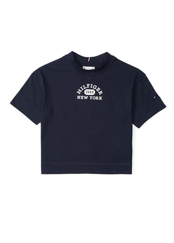 

Темно-синяя футболка с логотипом varsity для девочек Tommy Hilfiger