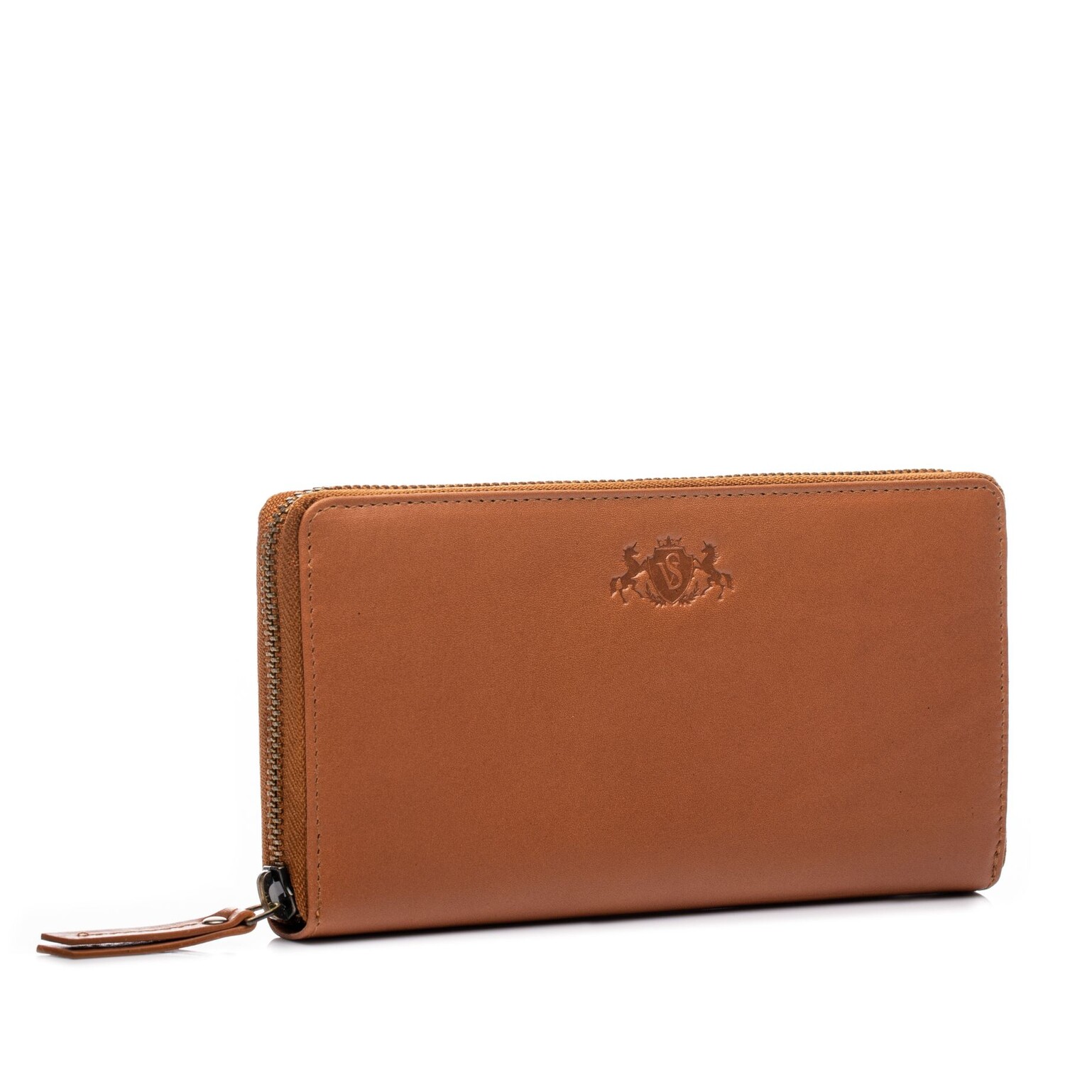 

Кошелек SID & VAIN Leder Leder Geldbeutel Damen JERSEY, коричневый