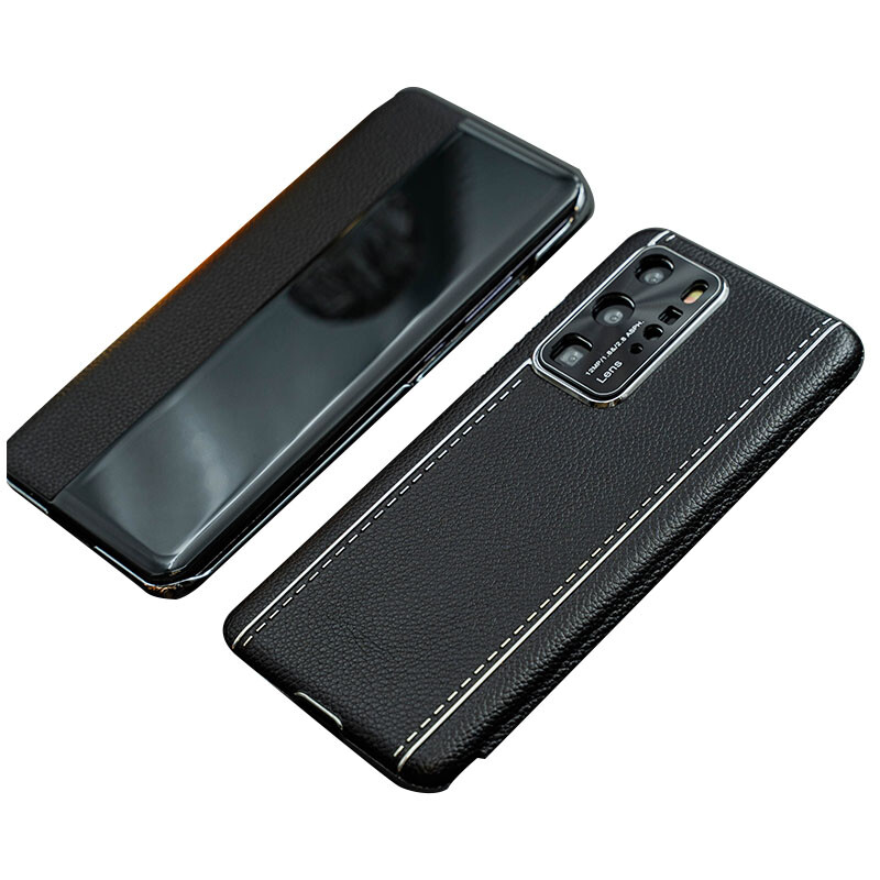 

Чехол для телефона Povatine, BlackLeather double-flap window holster