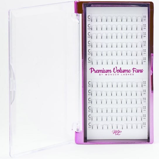 

Ресницы Premium 4D Volume Fans D, 9 мм Wonder Lashes, WonderLashes