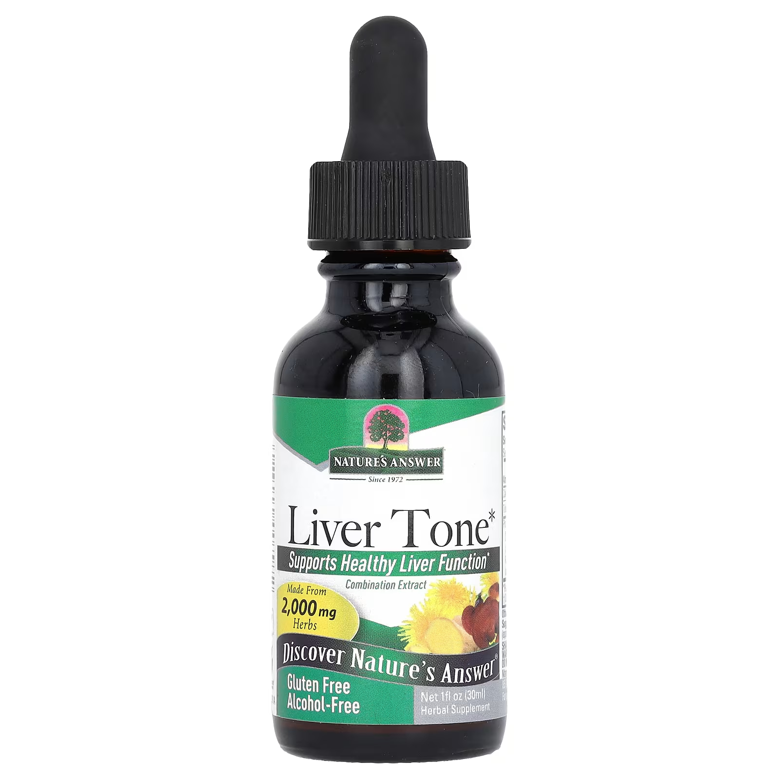 Растительная добавка Nature's Answer Liver Tone 2000 мг, 30 мл комплекс для здоровья печени liver refresh 771 мг 90 капсул