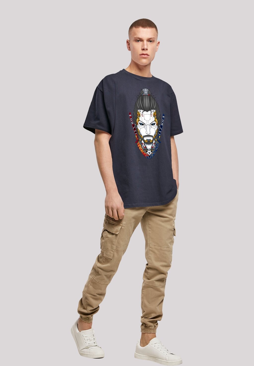 

Футболка с принтом SAMURAI STYLES F4NT4STIC, синий