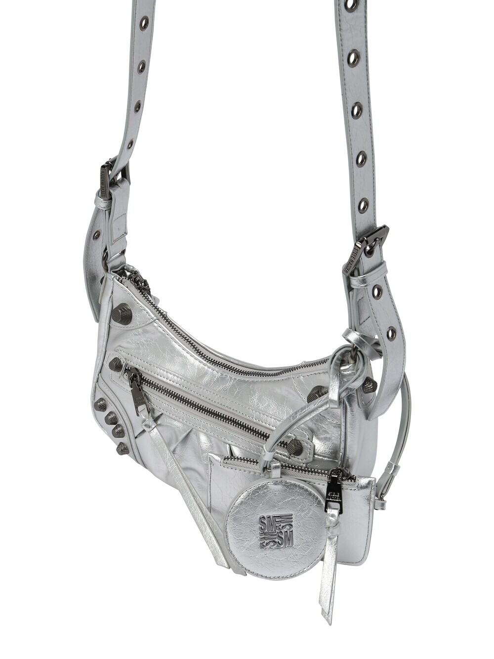 

Сумка через плечо Steve Madden, серебро