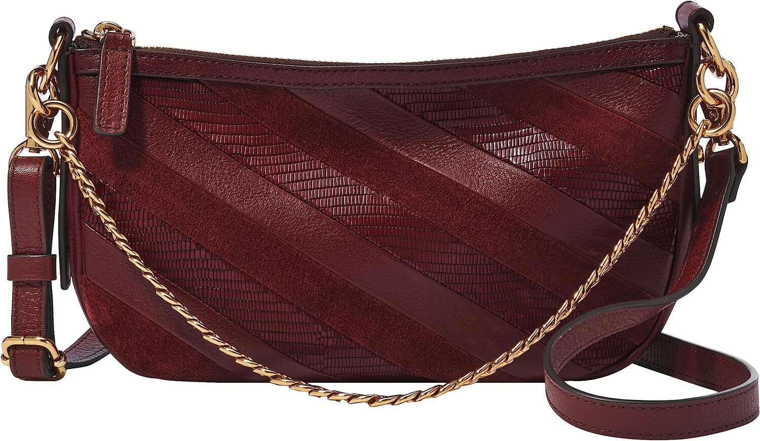 

Сумка Jolie Baguette Fossil, красный