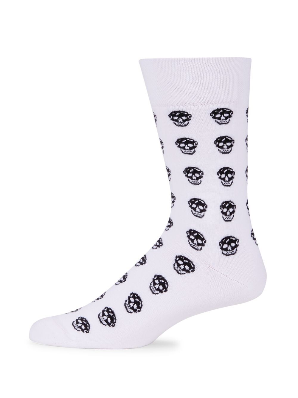 

Носки с логотипом Skull Alexander McQueen, белый