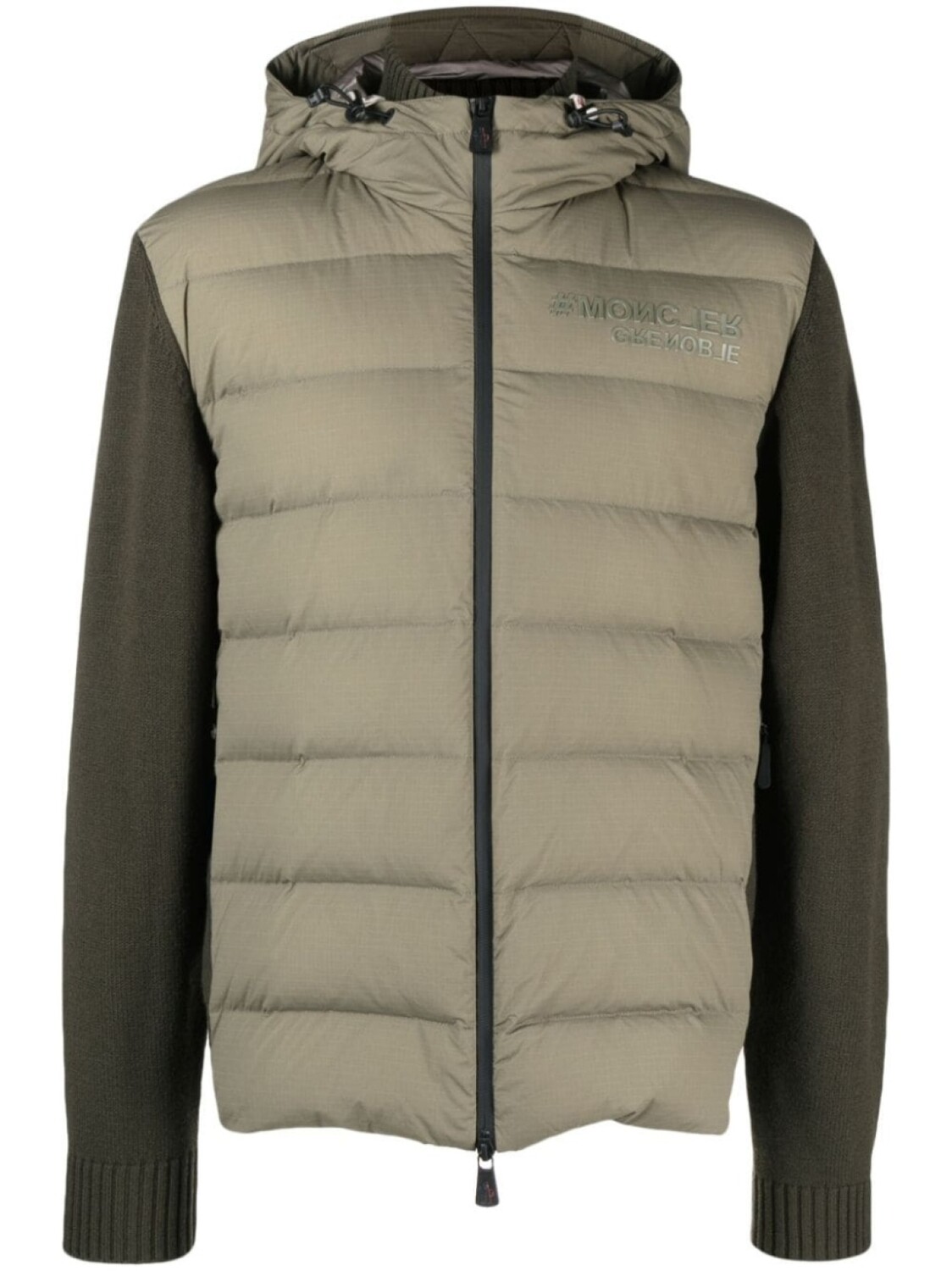 

Moncler Grenoble стеганая куртка с капюшоном, зеленый