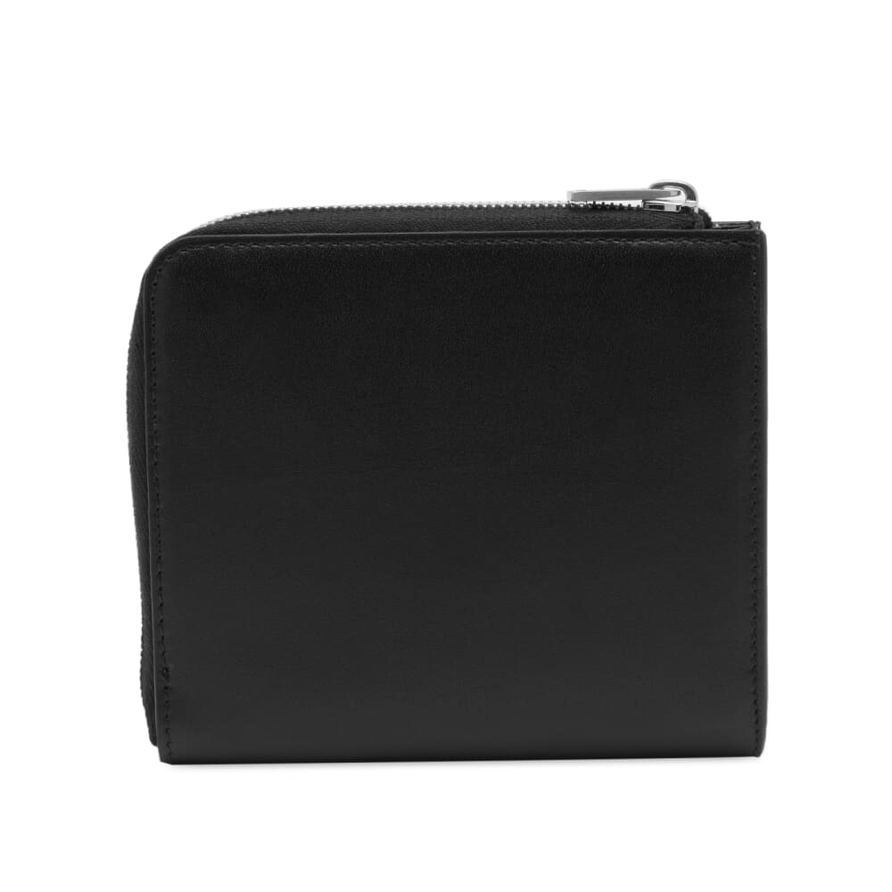 

Кошелек для кредитных карт Jil Sander на молнии, черный