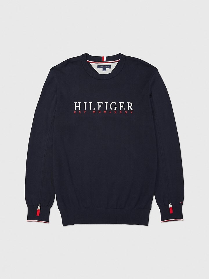 

Свитер с круглым вырезом Port Access Hilfiger Tommy Adaptive