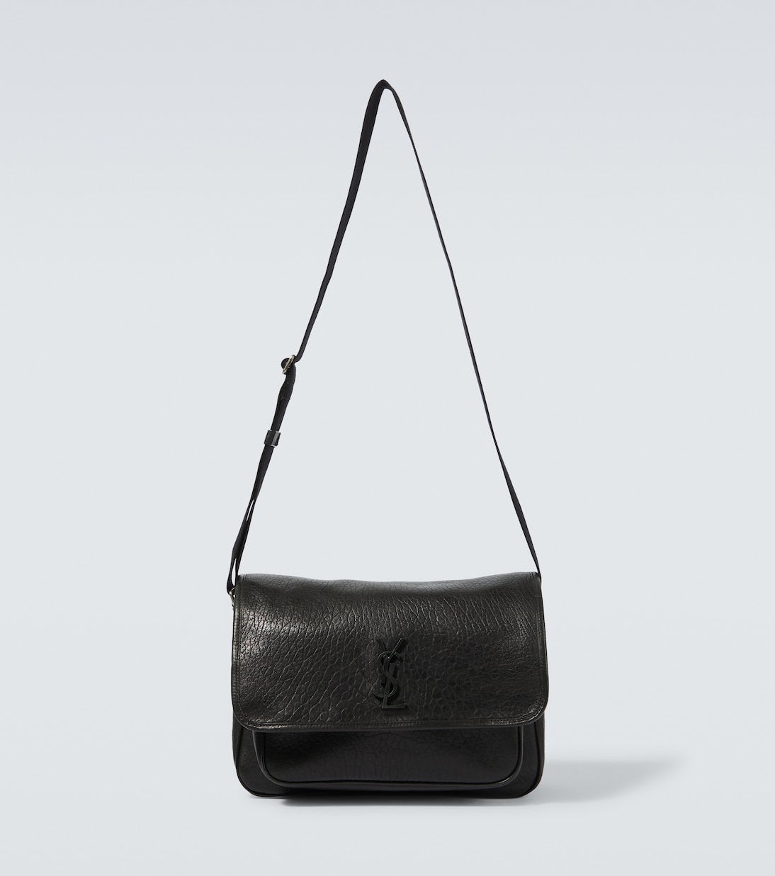 Кожаная сумка-мессенджер niki Saint Laurent, черный кожаная сумка мессенджер niki saint laurent черный